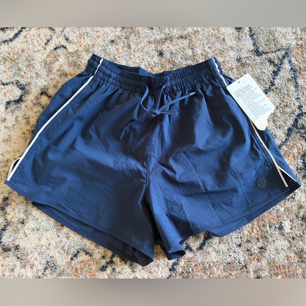 NWT Lululemon Court Rival High-Rise Short 3" *Perforated - Picture 5 of 9